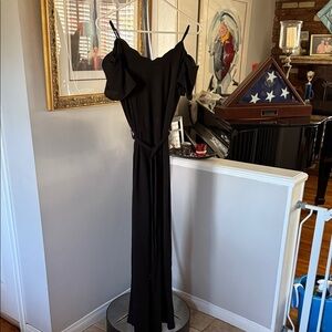 Elegant Black cold-Shoulder jumpsuit never been worn